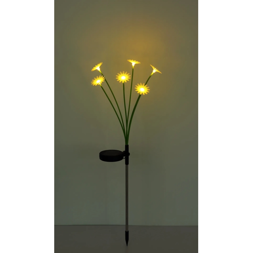 Globo - LED solárne svietidlo 6xLED/3V IP44 600 mAh kvet