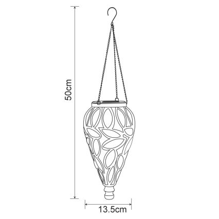 Globo - LED Solárne svietidlo LED/0,9W/3,2V IP44 číra