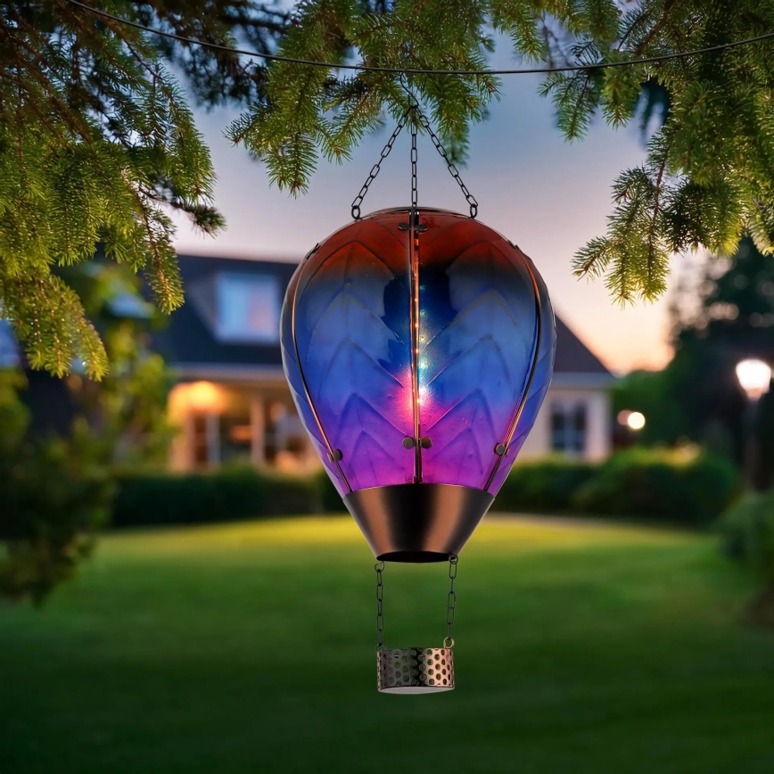 Globo - LED Závesná solárna dekorácia 24xLED/0,2W/3V IP44 lietajúci balón