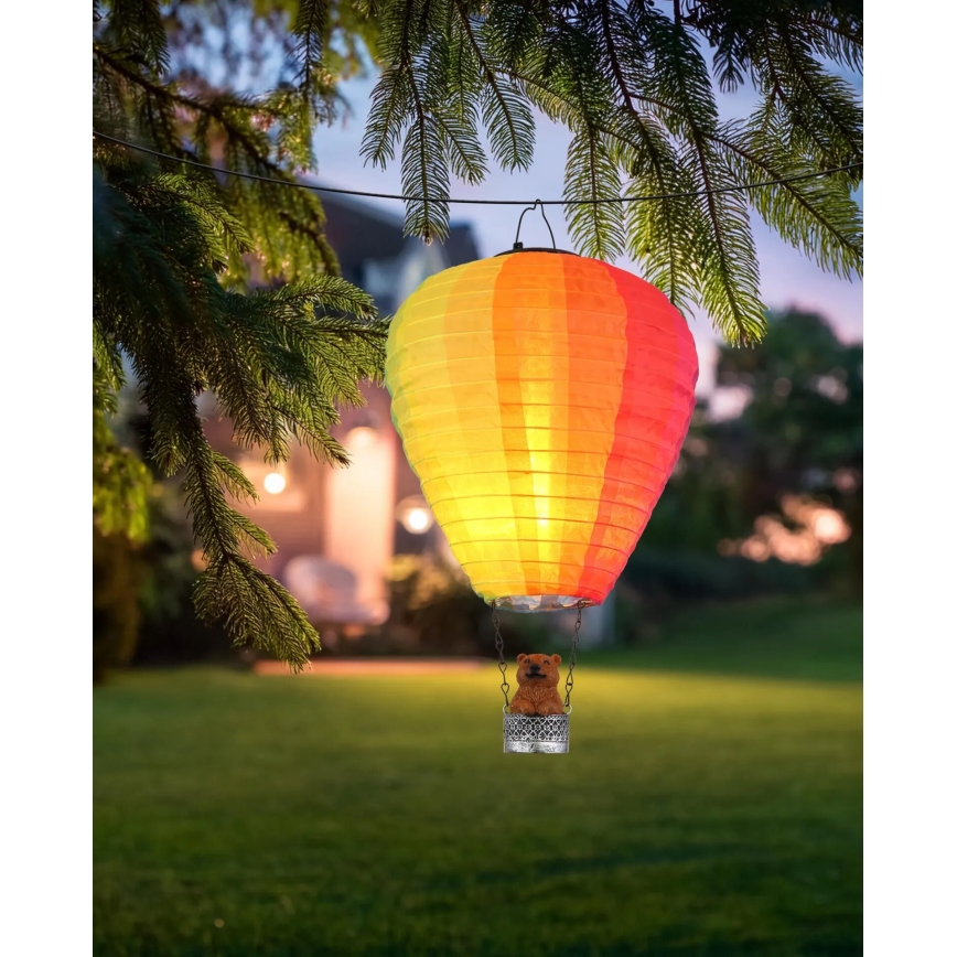 Globo - LED Závesná solárna dekorácia 24xLED/0,06W/3V IP44 lietajúci balón