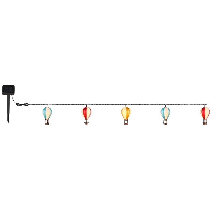 Globo - LED Solárna reťaz 9xLED/0,06W/3V 390 cm IP44