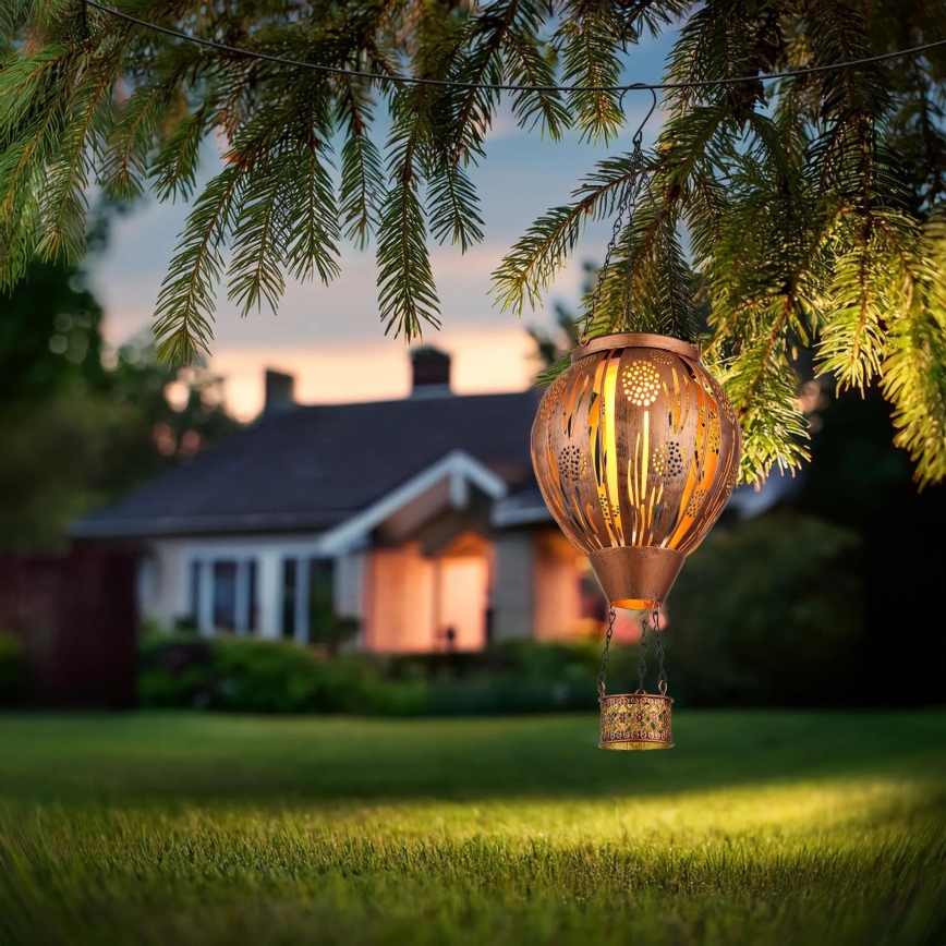 Globo - LED Závesná solárna dekorácia 12xLED/0,02W/3V IP44 lietajúci balón