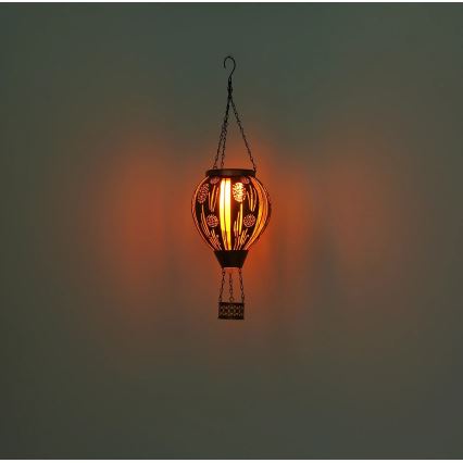 Globo - LED Závesná solárna dekorácia 12xLED/0,02W/3V IP44 lietajúci balón