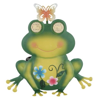 Globo - LED Solárne svietidlo 104xLED/3V IP44 300 mAh žaba