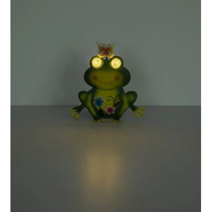 Globo - LED Solárne svietidlo 104xLED/3V IP44 300 mAh žaba