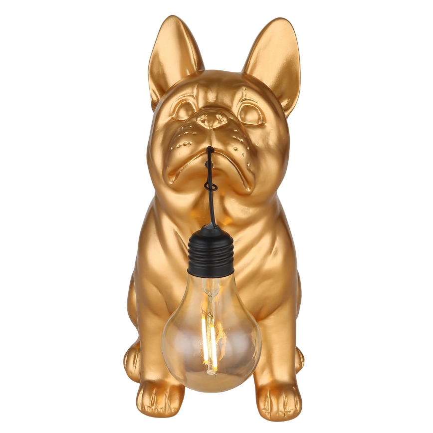 Globo - LED solárne svietidlo LED/3V IP44 300 mAh zlatý pes