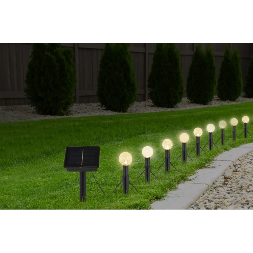 Globo - LED RGB Solárna reťaz 20xLED/0,06W/3V 770 cm IP44