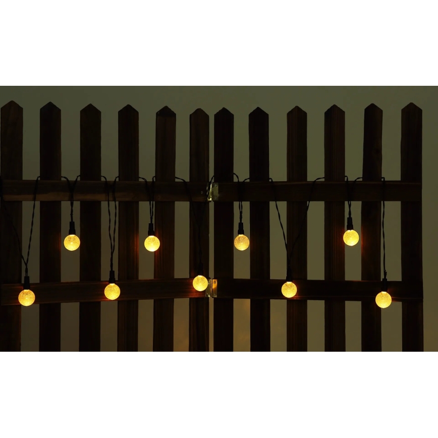 Globo - LED RGB Solárna reťaz 20xLED/0,06W/3V 770 cm IP44