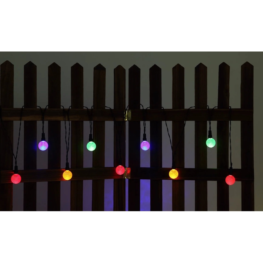 Globo - LED RGB Solárna reťaz 20xLED/0,06W/3V 770 cm IP44