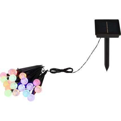Globo - LED RGB Solárna reťaz 20xLED/0,06W/3V 770 cm IP44