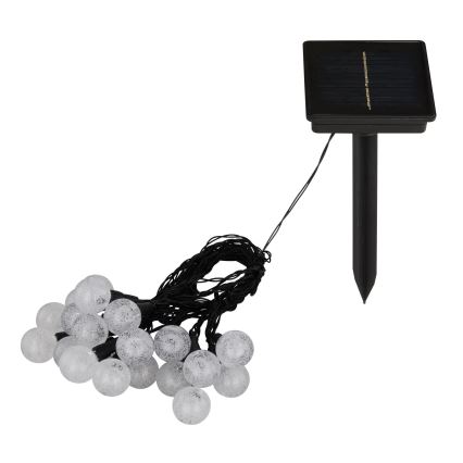 Globo - LED RGB Solárna reťaz 20xLED/0,06W/3V 770 cm IP44