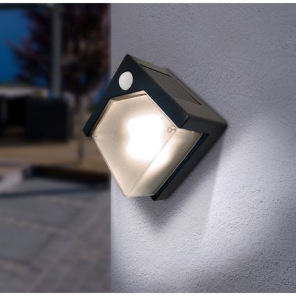 Globo - LED Solárne svietidlo so senzorom LED/0,48W/3V IP44 600 mAh