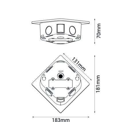 Globo - LED Solárne svietidlo LED/0,5W/3,2V IP54