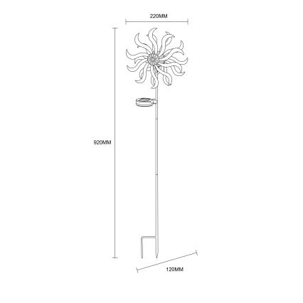 Globo - LED Solárna dekorácia LED/0,06W/3,2V IP44