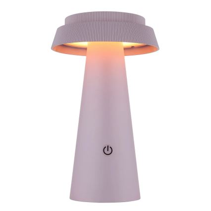Globo - LED Stmievateľná solárna dotyková lampa LED/4W/3,7W IP54 ružová