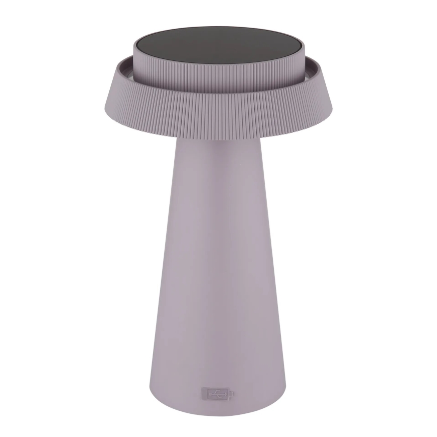 Globo - LED Stmievateľná solárna dotyková lampa LED/4W/3,7W IP54 ružová