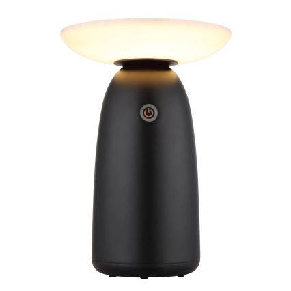 Globo - LED Stmievateľná solárna dotyková lampa LED/10W/3,7V IP54 čierna
