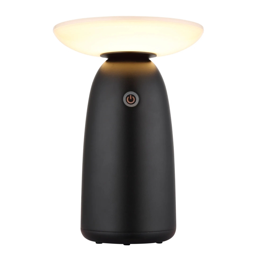 Globo - LED Stmievateľná solárna dotyková lampa LED/10W/3,7V IP54 čierna