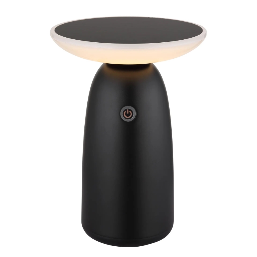 Globo - LED Stmievateľná solárna dotyková lampa LED/10W/3,7V IP54 čierna