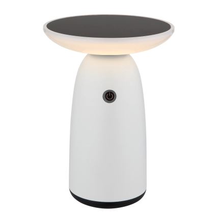 Globo - LED Stmievateľná solárna dotyková lampa LED/10W/230V IP54 biela
