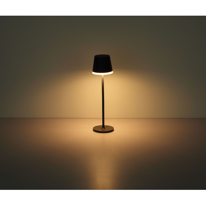 Globo - LED Solárne svietidlo LED/0,6W/3V 3000K IP44 antracit