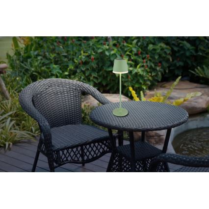 Globo - LED Solárne svietidlo LED/0,06W/3V 3000K IP44 zelená