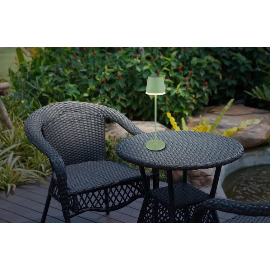 Globo - LED Solárne svietidlo LED/0,06W/3V 3000K IP44 zelená