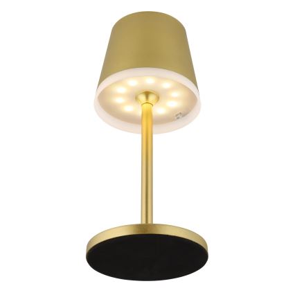 Globo - LED Solárne svietidlo LED/0,6W/3V 3000K IP44 zlatá