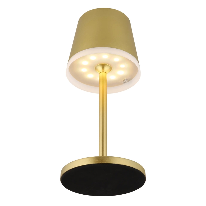 Globo - LED Solárne svietidlo LED/0,6W/3V 3000K IP44 zlatá