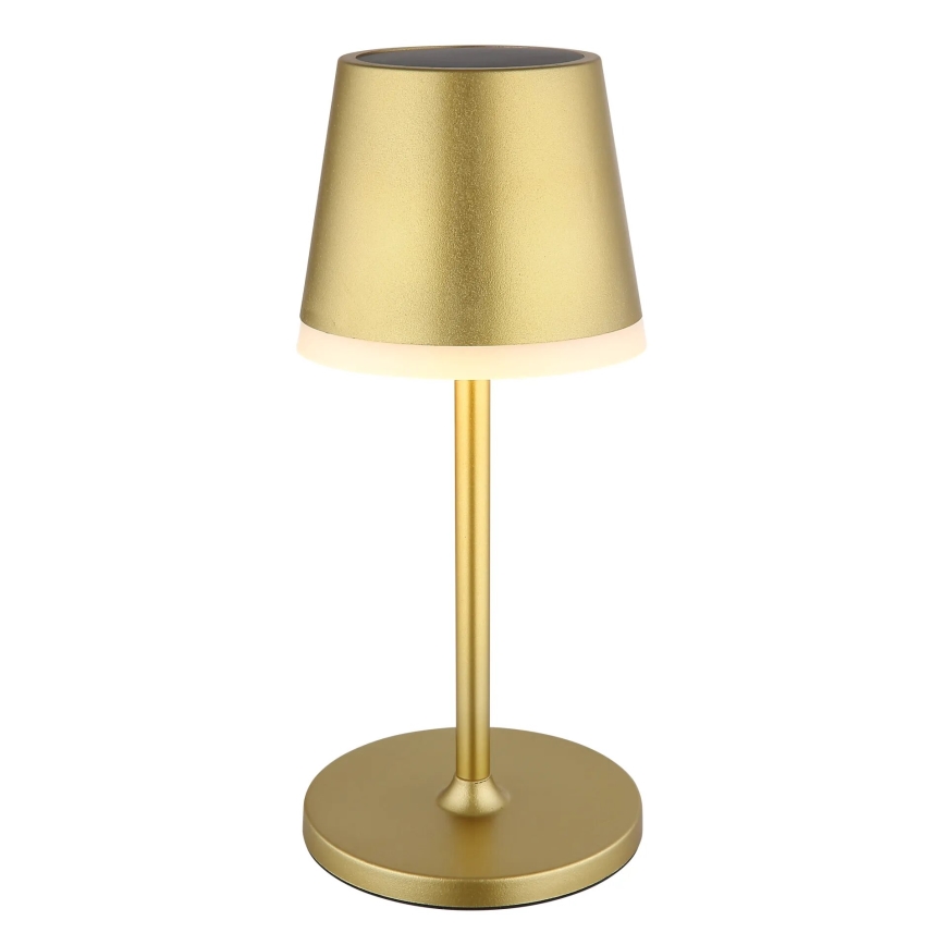 Globo - LED Solárne svietidlo LED/0,6W/3V 3000K IP44 zlatá