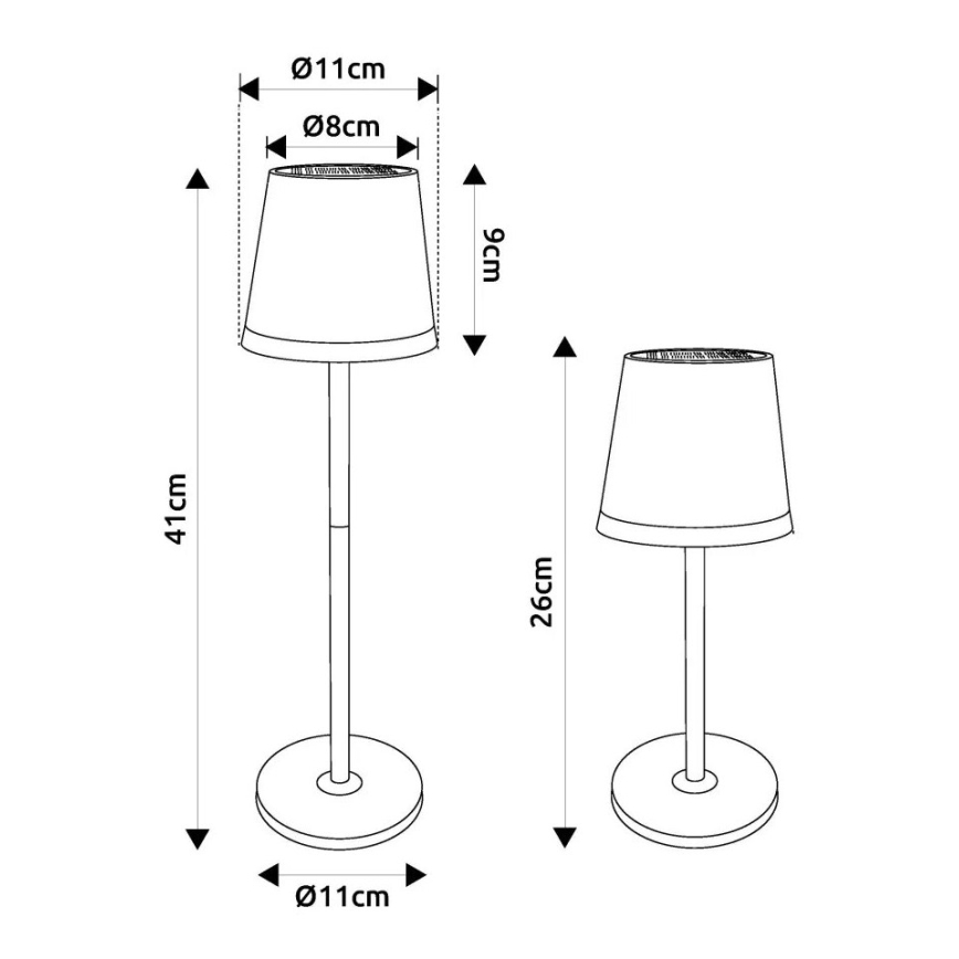 Globo - LED Solárne svietidlo LED/0,6W/3V 3000K IP44 zlatá