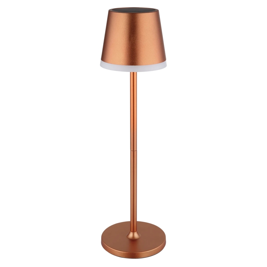 Globo - LED Solárne svietidlo LED/0,6W/3V 3000K IP44 medená