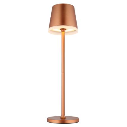 Globo - LED Solárne svietidlo LED/0,6W/3V 3000K IP44 medená