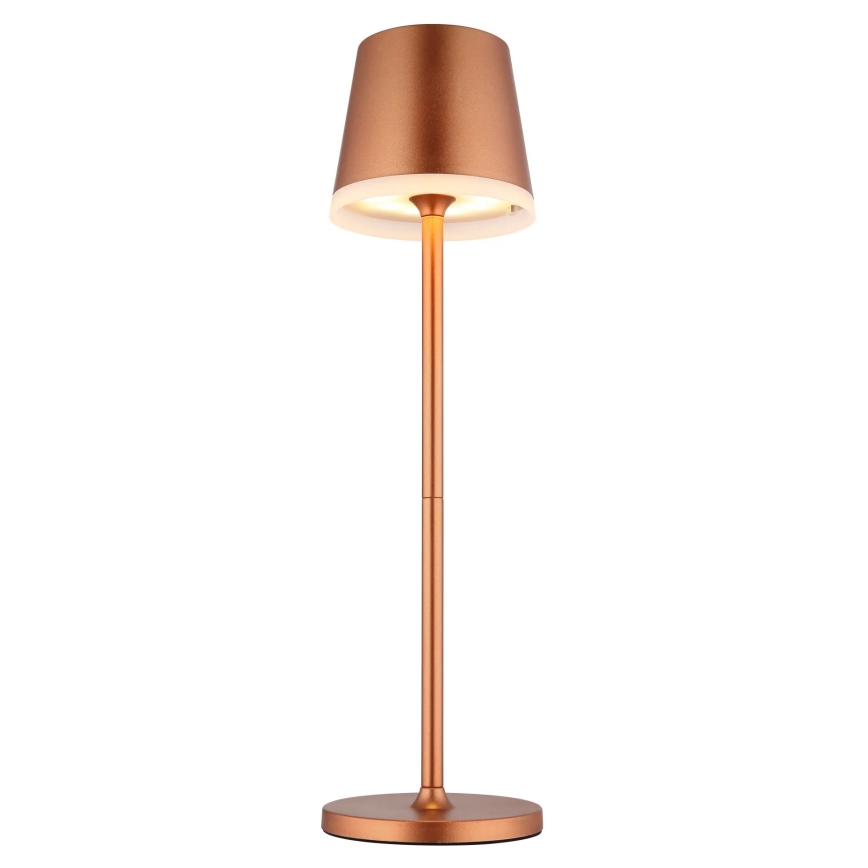 Globo - LED Solárne svietidlo LED/0,6W/3V 3000K IP44 medená