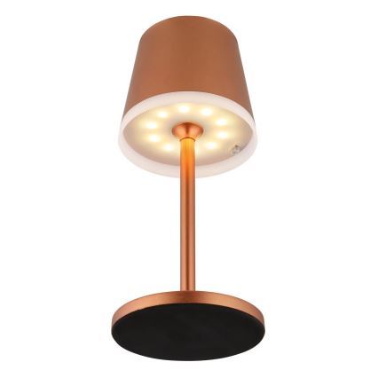 Globo - LED Solárne svietidlo LED/0,6W/3V 3000K IP44 medená
