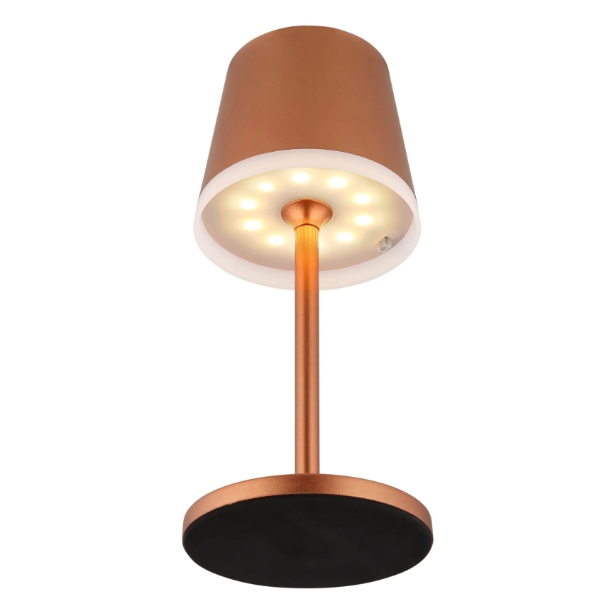 Globo - LED Solárne svietidlo LED/0,6W/3V 3000K IP44 medená
