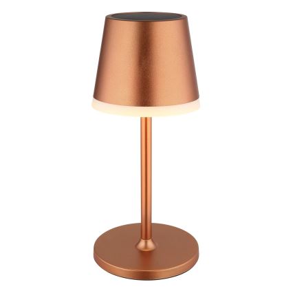 Globo - LED Solárne svietidlo LED/0,6W/3V 3000K IP44 medená