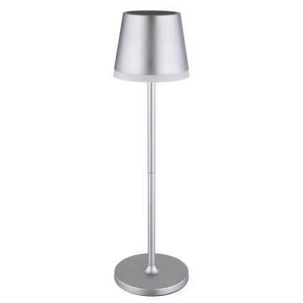 Globo - LED Solárne svietidlo LED/0,6W/3V 3000K IP44 matný chróm