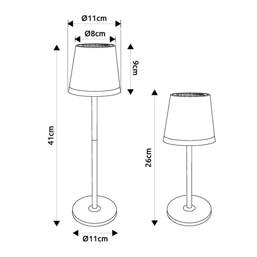 Globo - LED Solárne svietidlo LED/0,6W/3V 3000K IP44 matný chróm
