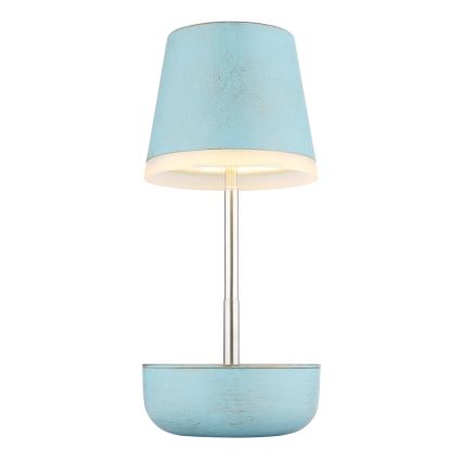 Globo - LED Solárna lampa 10xLED/0,06W/3V IP44 modrá