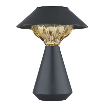 Globo - LED Solárna lampa 10xLED/0,06W/1,2V IP44 čierna
