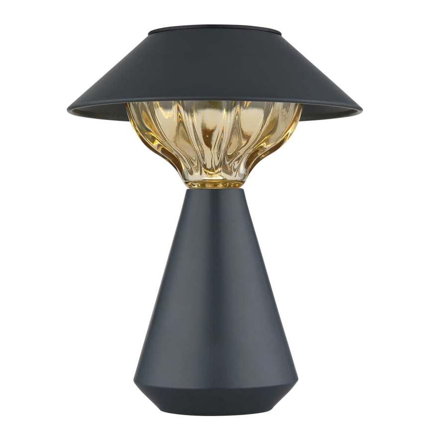 Globo - LED Solárna lampa 10xLED/0,06W/1,2V IP44 čierna