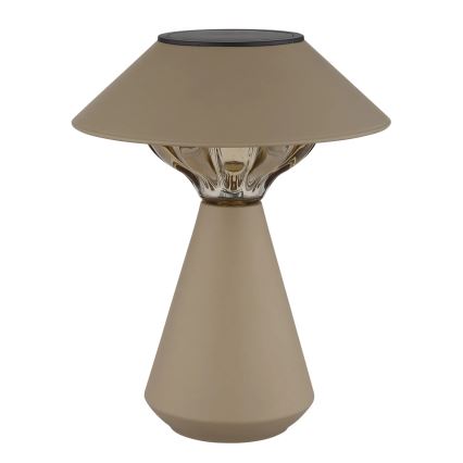 Globo - LED Solárna lampa 10xLED/0,06W/1,2V IP44 hnedá