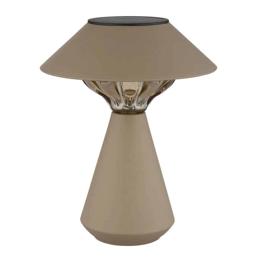 Globo - LED Solárna lampa 10xLED/0,06W/1,2V IP44 hnedá