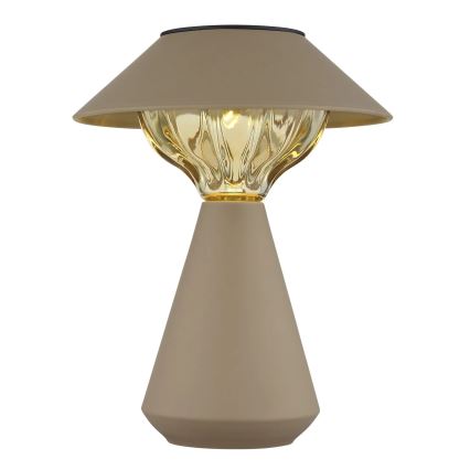 Globo - LED Solárna lampa 10xLED/0,06W/1,2V IP44 hnedá