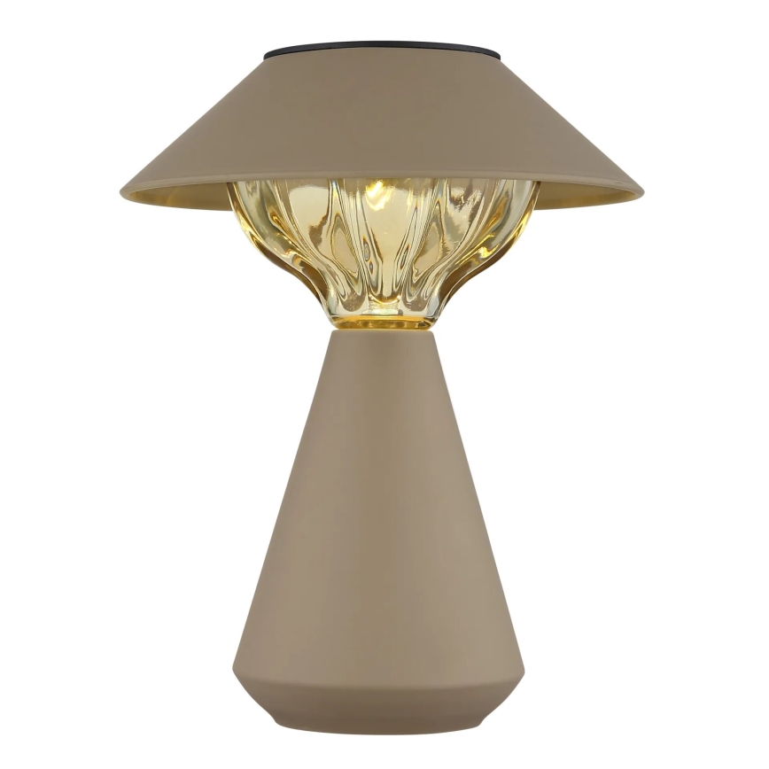 Globo - LED Solárna lampa 10xLED/0,06W/1,2V IP44 hnedá