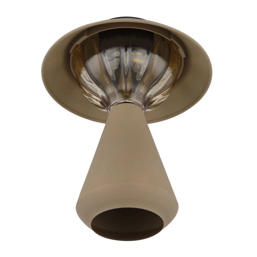 Globo - LED Solárna lampa 10xLED/0,06W/1,2V IP44 hnedá