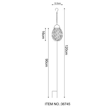 Globo - LED Solárne svietidlo 3v1 LED/0,06W/3,2V 3000K IP44