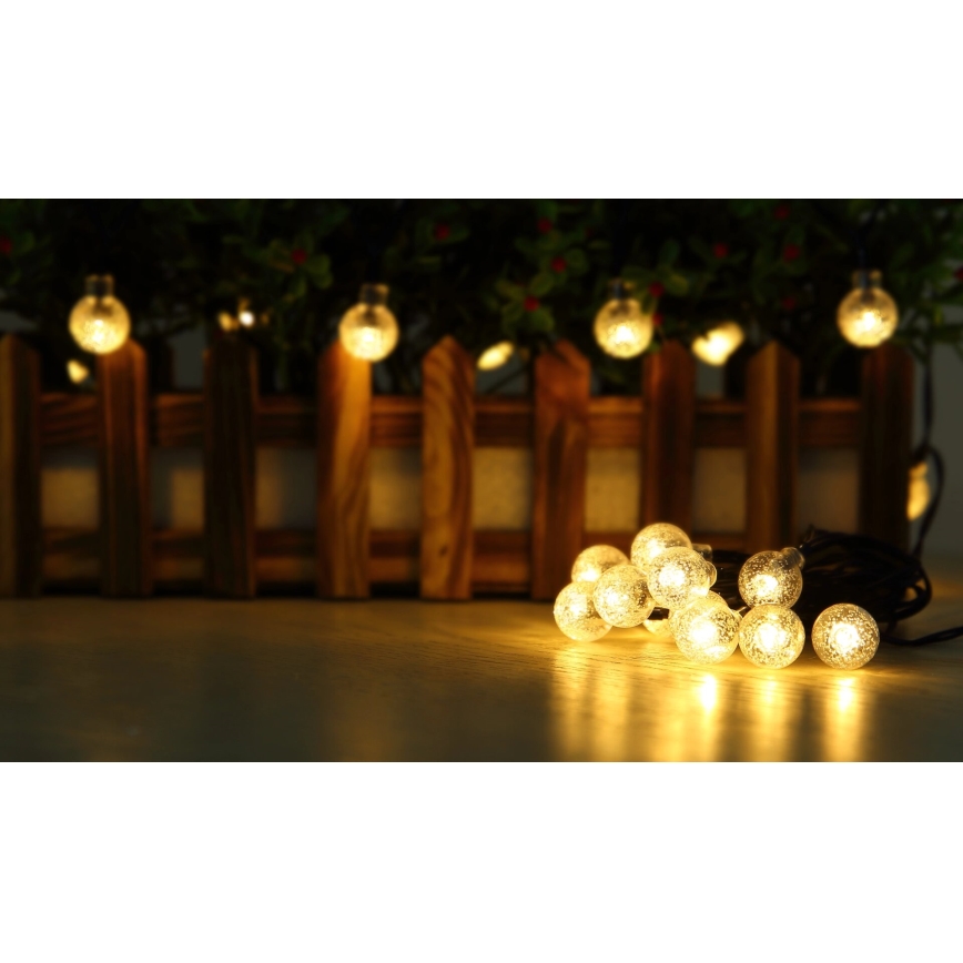Globo - LED Solárna reťaz 20xLED/0,06W/3,2V 285 cm IP44 600 mAh