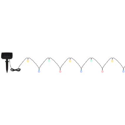 Globo - Solárny LED reťazec 20xLED/1,2V IP44 300 mAh 5,8 m